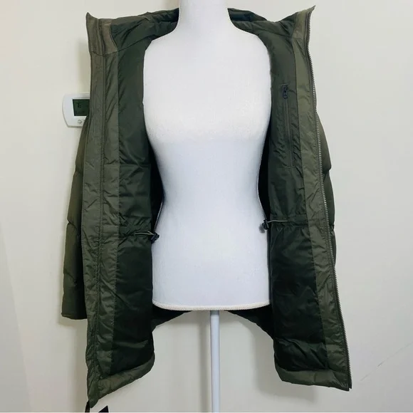 The North Face Women's Ux Down Parka Hooded Puffer New Taupe Green S M L XL XXL - Picture 8 of 14